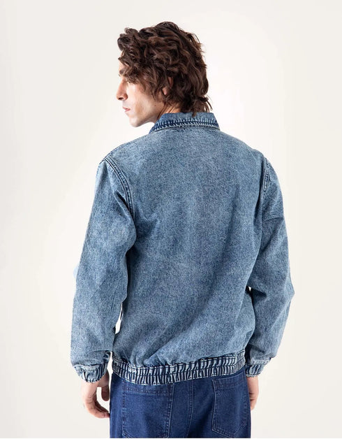 DENIM POUCH POCKET JACKET